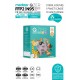 Qzer Pembe Sevimli Kediler Desenli 5 Katmanlı Çocuk FFP2 N95 Maske 10 Adet