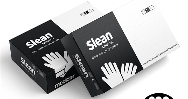 https://www.sabomar.com/Medizer Slean Black Disposable Gloves L Size 200 Pcs