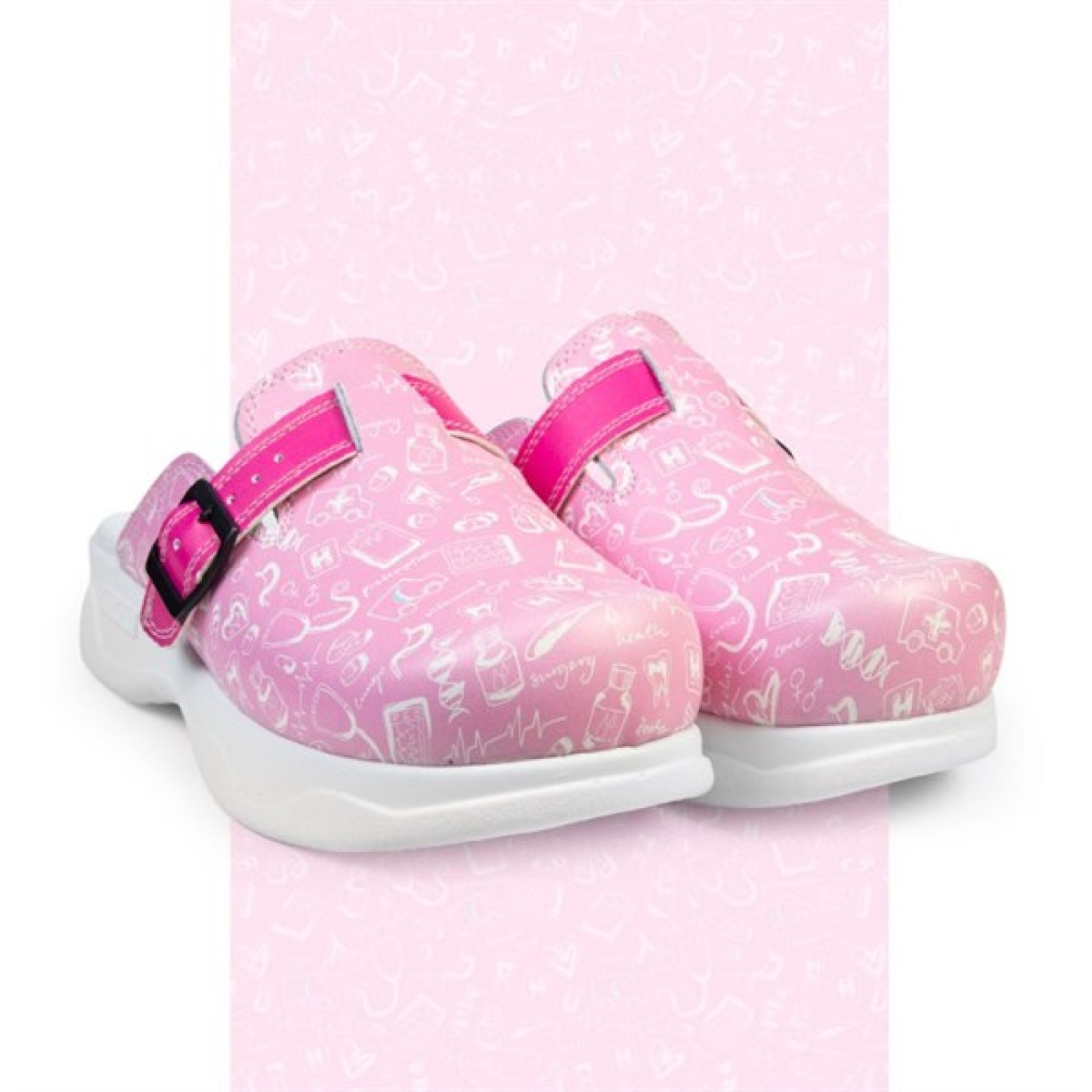 https://www.sabomar.com/Sabomar Manner Hospital Patterned Sabo Slippers - Pink