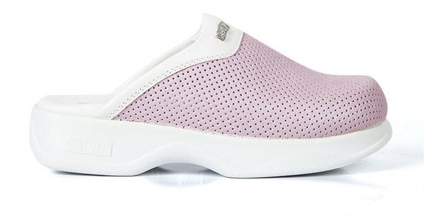 https://www.sabomar.com/ByGuru Silvery Pink Perforated Women's Cook Slippers