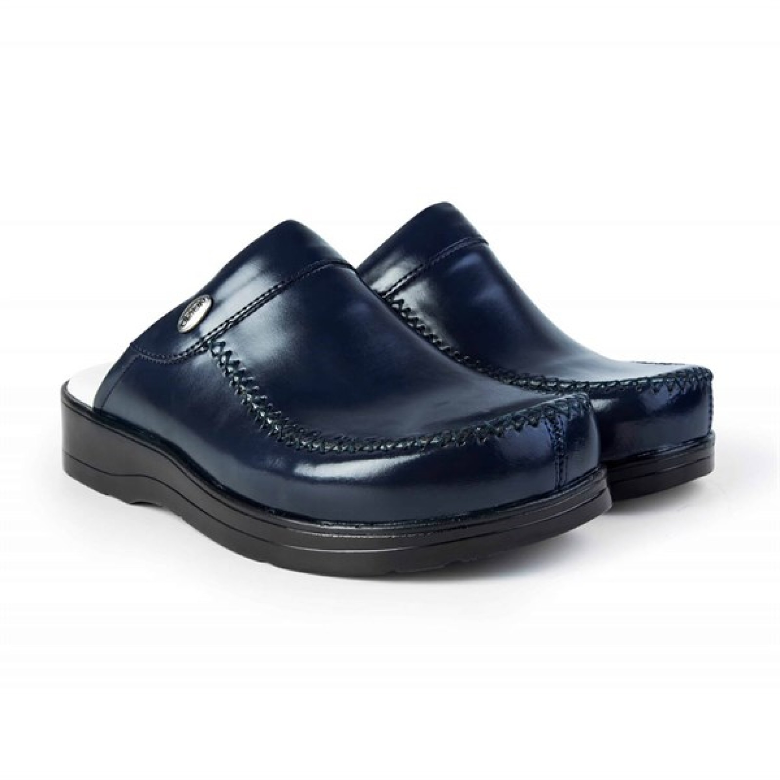 https://www.sabomar.com/Orion Navy Blue Classic Men's Sabo Slippers
