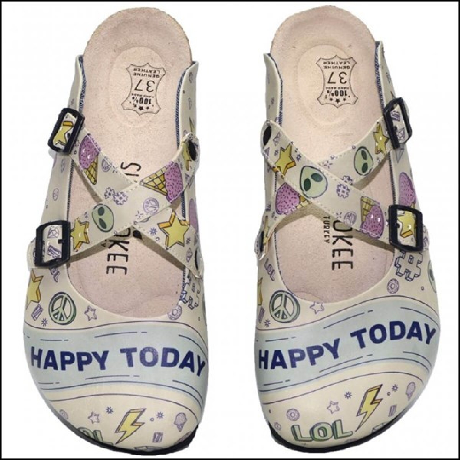 https://www.sabomar.com/ShoeRokee Happy Today Themed Miss Sabo Slippers