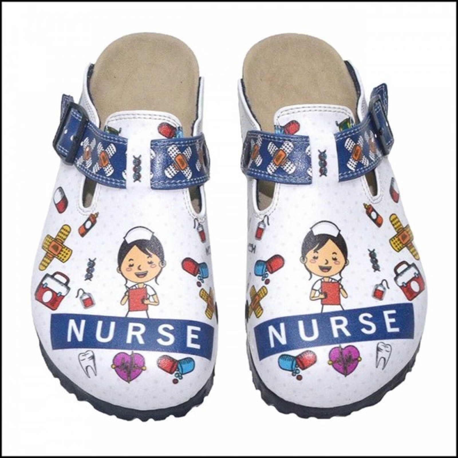 https://www.sabomar.com/ShoeRokee Nurse Themed Sabo Slippers