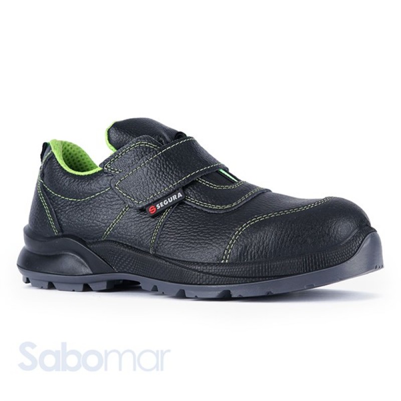 Segura SGR-31 S2-S3 Siyah Baskılı Deri Çelik Burunlu İş Ayakkabısı