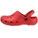 Betula Gelato Womens Sabo Crocs Slippers - Red
