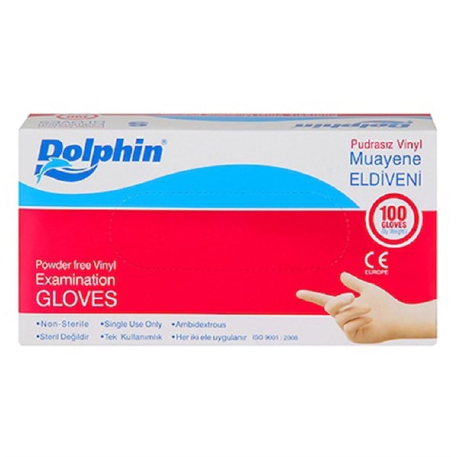 https://www.sabomar.com/Dolphin White Vinyl Gloves Powder Free (L Size) Pack of 100