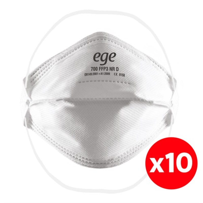 EGE 700 NR D FFP3 N95 Maske Ventilsiz - 10 Adet