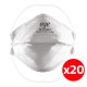 EGE 700 NR D FFP3 N95 Maske Ventilsiz - 20 Adet