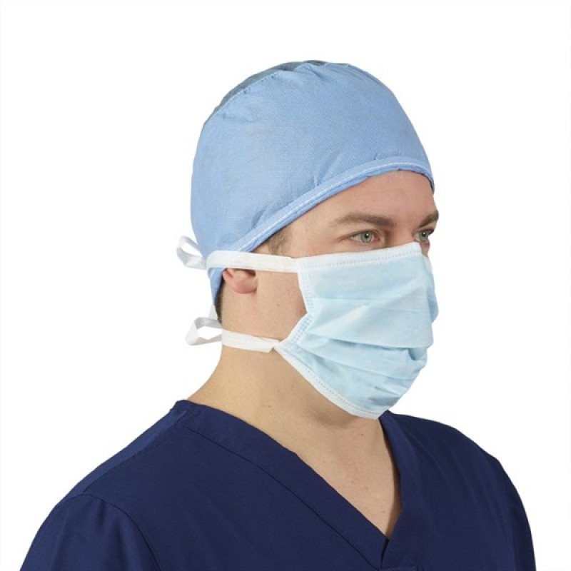 ERA Mask Bağcıklı Cerrahi Ağız Maskesi 100 Adet (Burun Telli)