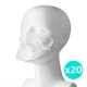 Medizer FFP2 N95 Maske Ventilsiz - 20 Adet