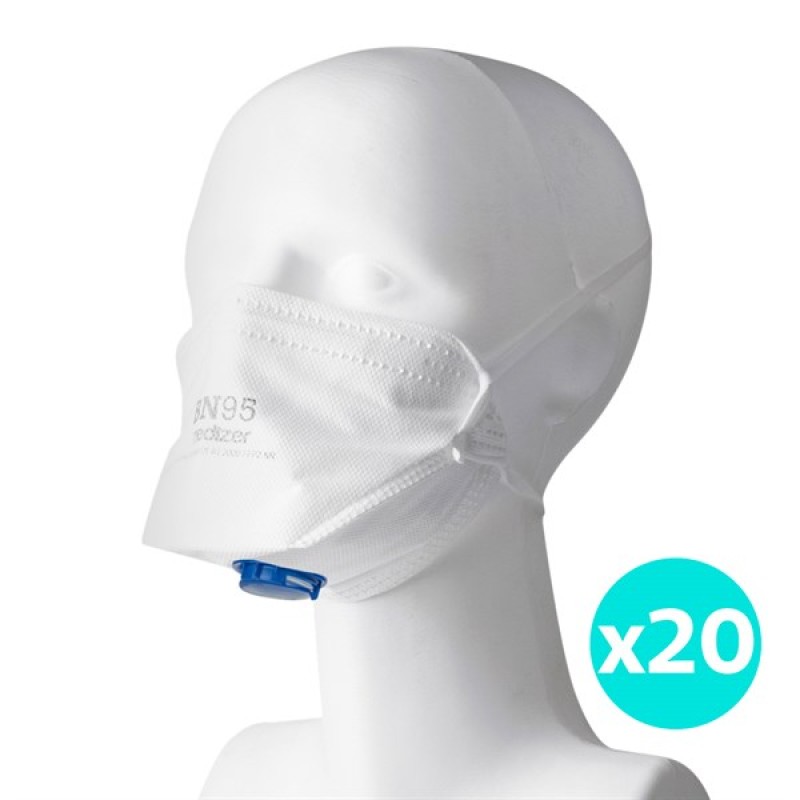 Medizer FFP2 N95 Maske Ventilli - 20 Adet