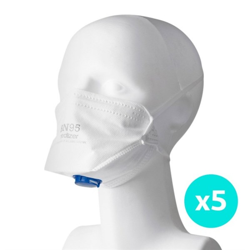 Medizer FFP2 N95 Maske Ventilli - 5 Adet