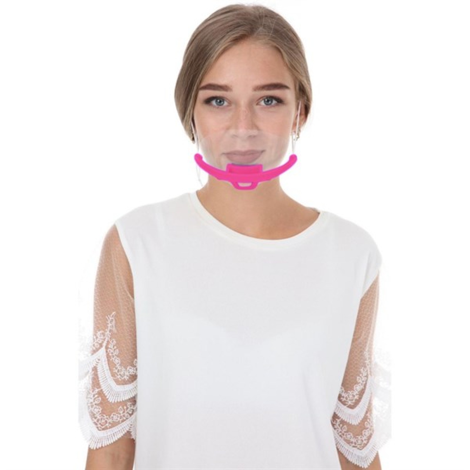https://www.sabomar.com/2 Pieces - NoVid Mouth Protection Visor - Pink