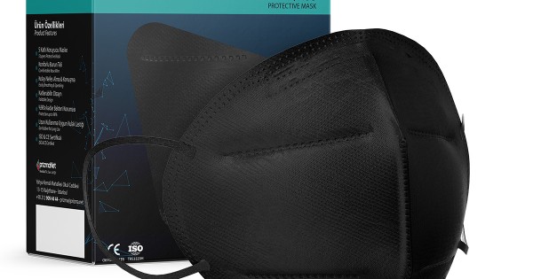 https://www.sabomar.com/Qzer Black FFP2 Protected N95 Mask 30 Pcs