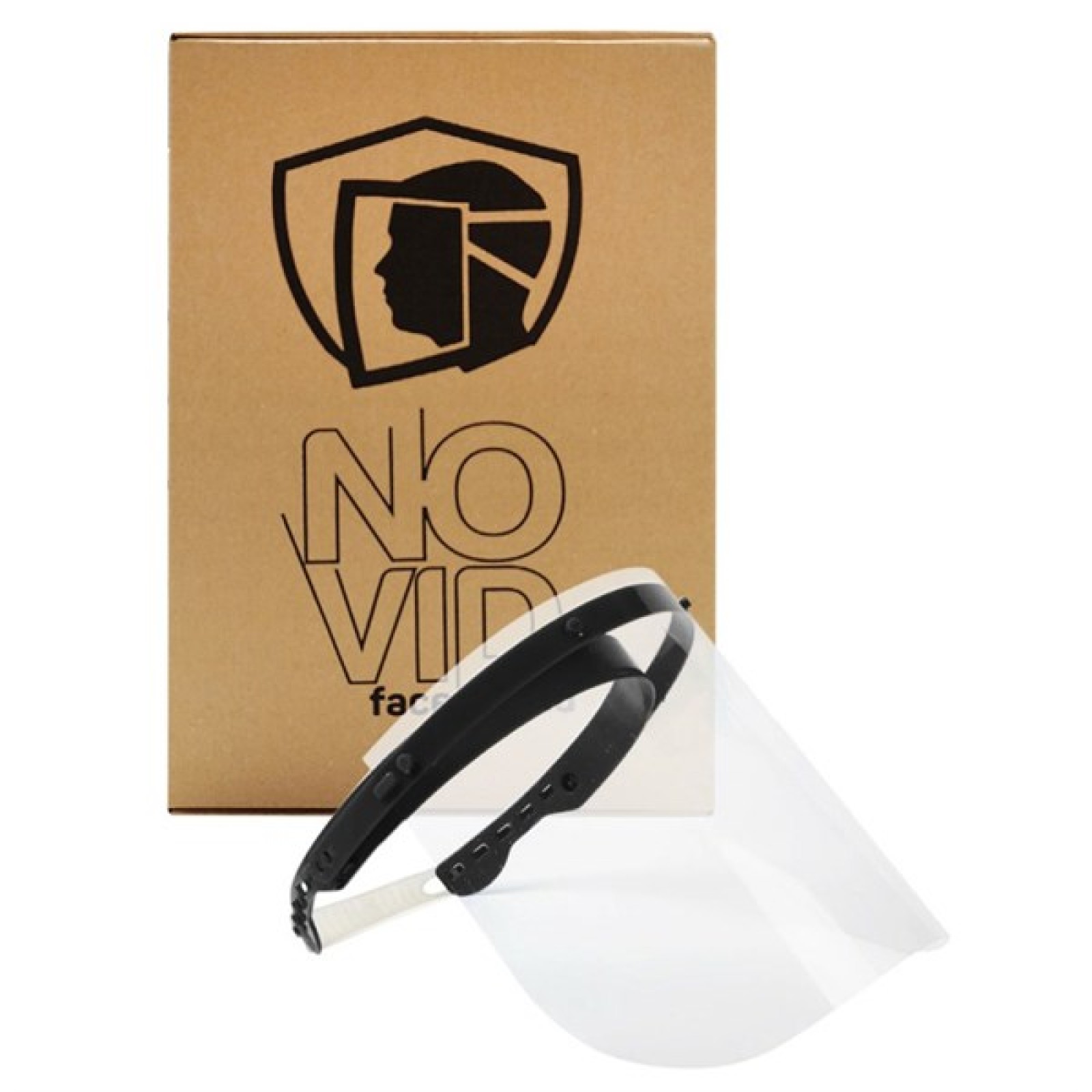 https://www.sabomar.com/NoVid Adjustable Transparent Protective Face Visor - Black
