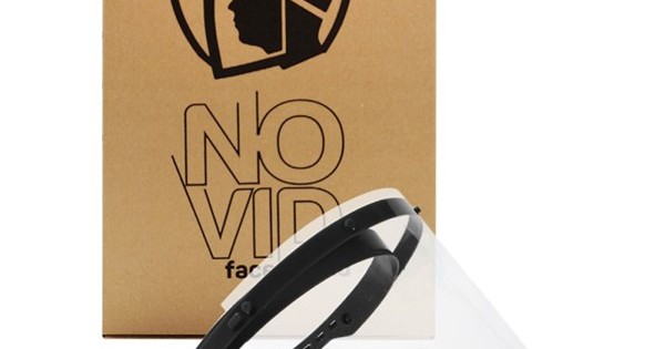 https://www.sabomar.com/NoVid Adjustable Transparent Protective Face Visor - Black