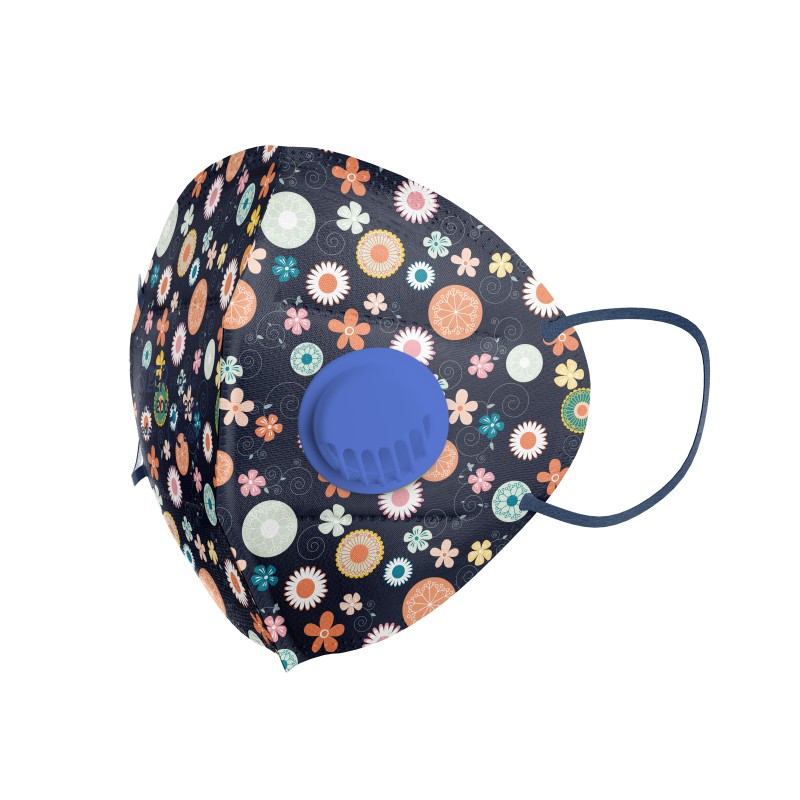 Qzer 5 Katlı Toptan Ventilli N95 Maske 9000 Adet