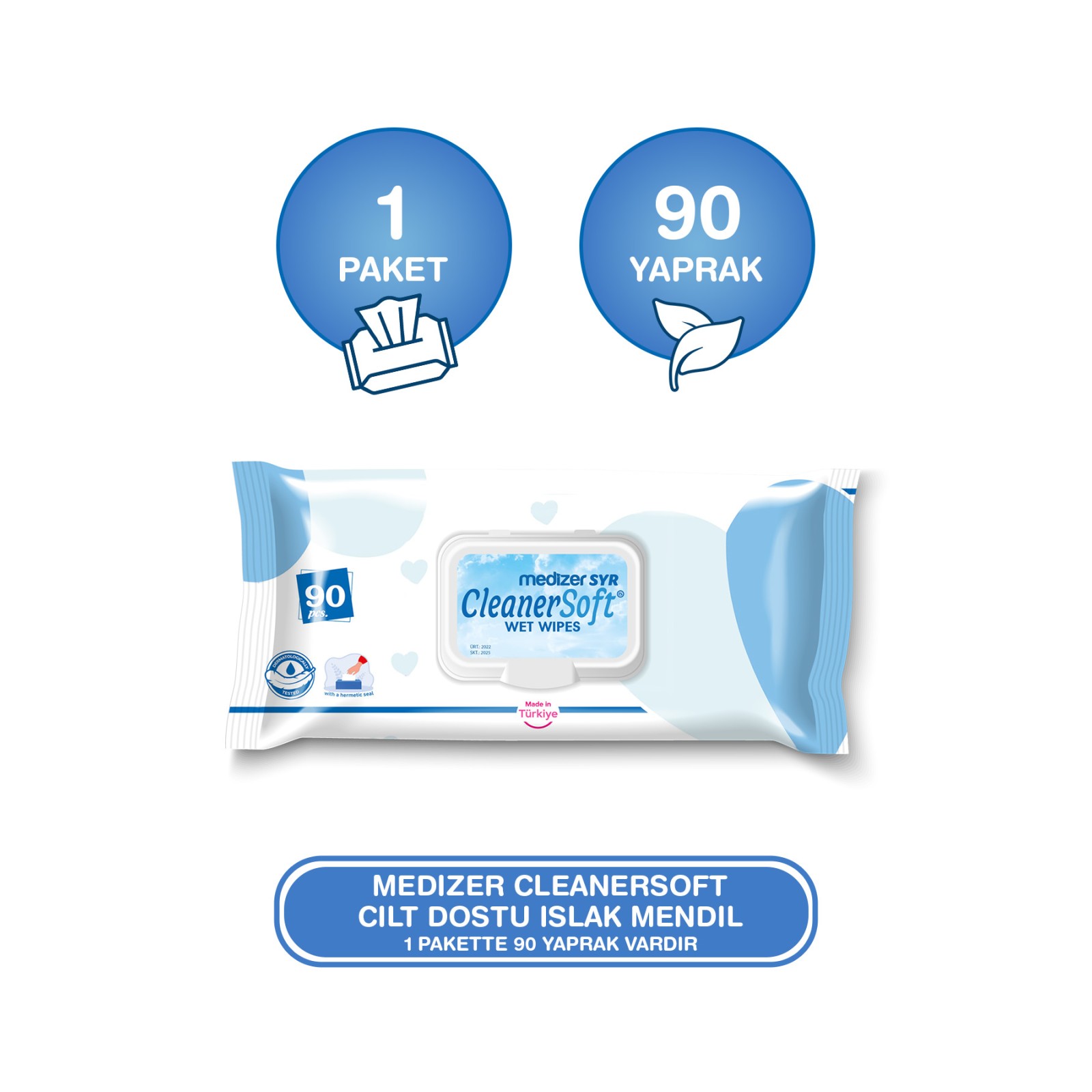 https://www.sabomar.com/Medizer Cleaner Soft Wet Wipes 90 Sheets Baby Wet Towels